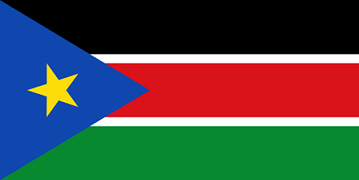 Sudan Poludniowy flaga
